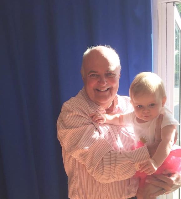 Dave Willis and his grandchildren