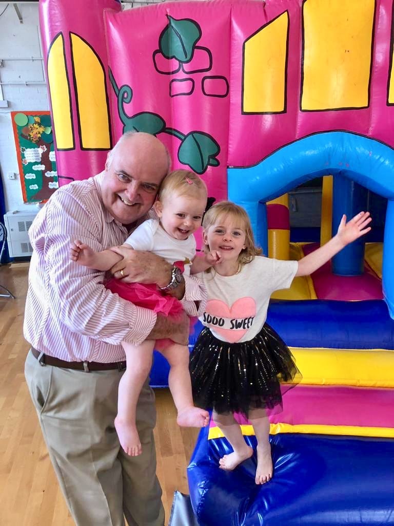 Dave Willis and his grandchildren